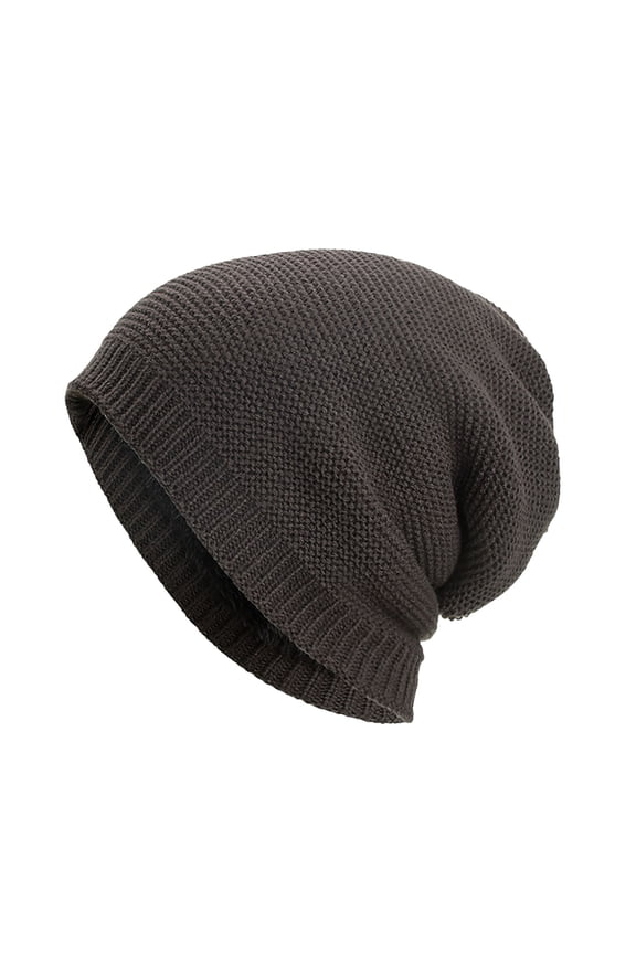Knit Beanie Hats For Men Women, Winter Knit Warm Hat Thick Soft Stretch Slouchy Beanie Skully Cap Windproof Unisex Soft Ski Beanie Cap For Fall Winter