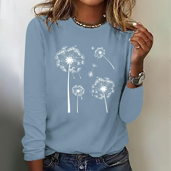 Nrmvnmi Long Sleeve Shirts for Women Fall Tops Dressy Shirts Casual Blouses Pleated Scooped Neck Tunic Tops Cute Curved Hemline Tunic Tops