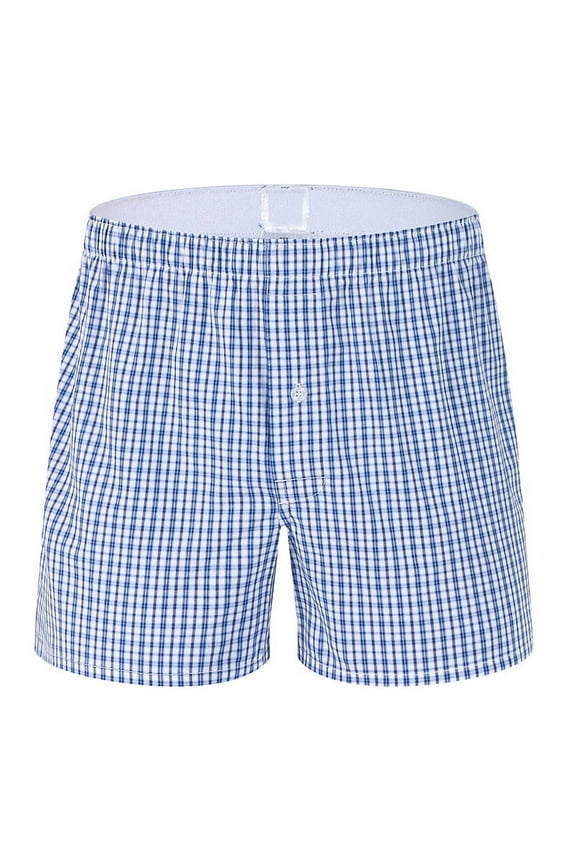 Men Pajamas Shorts Low Rise Pj Sleep Shorts Plaid Boxer Sleeping Shorts Sleepwear Micro Bottoms Lounge Father's Day Gifts For Dad ,4th of July Gifts for Men