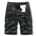 thumbnail image 1 of Nrmvnmi Men's Cargo Shorts Mens Running Shorts Multiple Utility Pockets Elastic Waist Cotton Hiking Shorts Father's Day Gifts For Dad ,4th of July Gifts for Men, 1 of 4