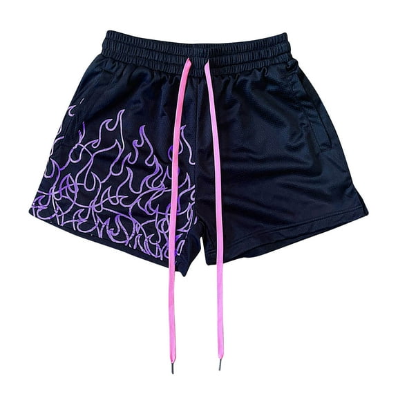 Nrmvnmi Men's Hawaiian Floral Prints Beach Shorts Elastic Waist Drawstring Lightweight Summer Casual Shorts with Pocket Father's Day Gifts For Dad ,4th of July Gifts for Men