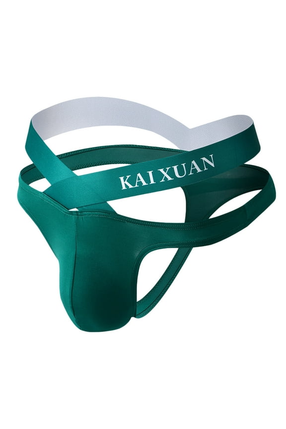 Men's Jockstrap Underwear Breathable Mesh Athletic Supporter Cotton Pouch Jock Briefs