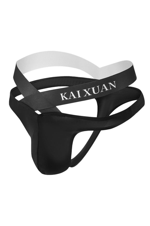 Men's Jockstrap Underwear Breathable Mesh Athletic Supporter Cotton Pouch Jock Briefs