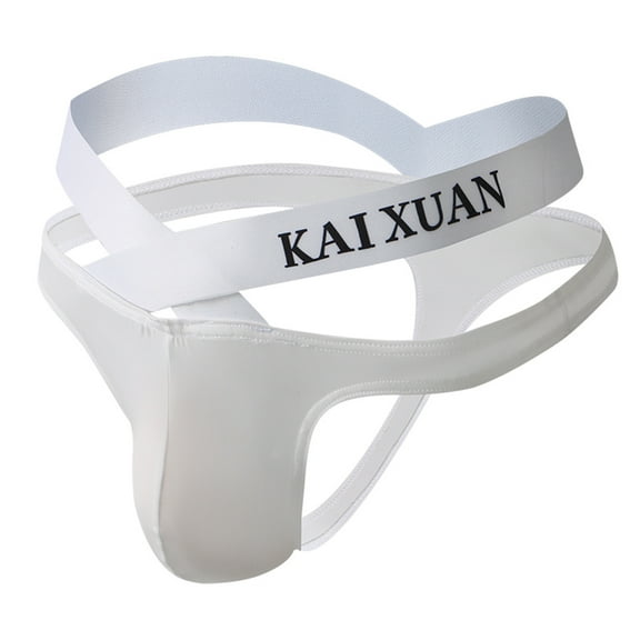 Nrmvnmi Men's Jockstrap Underwear Breathable Mesh Athletic Supporter Cotton Pouch Jock Briefs