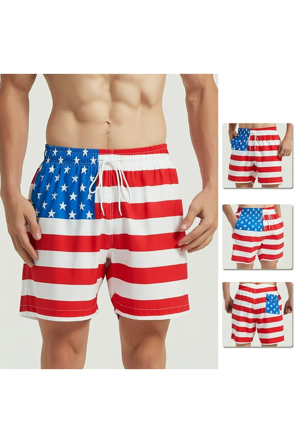 Men's Summer Swim Trunks Quick Dry Surf Boardshorts Bathing Suit With Mesh Lining Beach Shorts Father's Day Gifts For Dad ,4th of July Gifts for Men