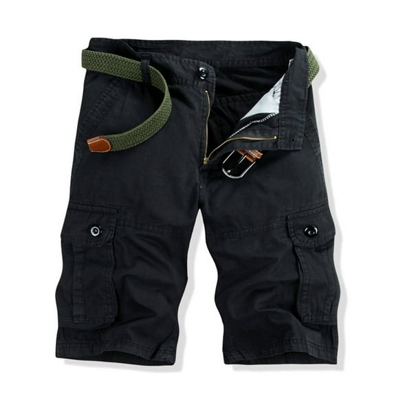 Nrmvnmi Mens Cargo Shorts Cotton Work Shorts Multi Pocket Casual Workout Shorts for Men