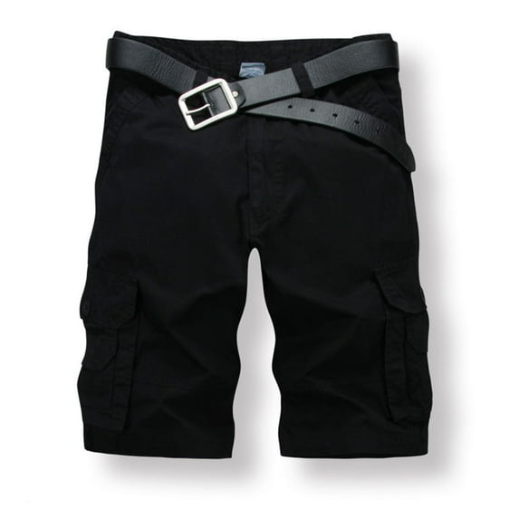 Nrmvnmi Mens Cargo Shorts Cotton Work Shorts Multi Pocket Casual Workout Shorts for Men