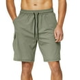 thumbnail image 1 of Nrmvnmi Mens Casual Shorts Stretch Drawstring Summer Beach Shorts Chino Golf Shorts with Pockets Father's Day Gifts For Dad ,4th of July Gifts for Men, 1 of 4