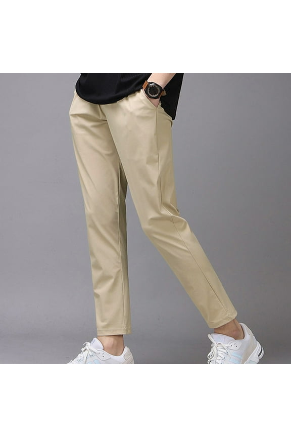 Mens Workout Athletic Pants Elastic-Waist Drawstring Pants for Sport Exercise Travel,Quick-Dry,Stretchy Fathers Day Gifts