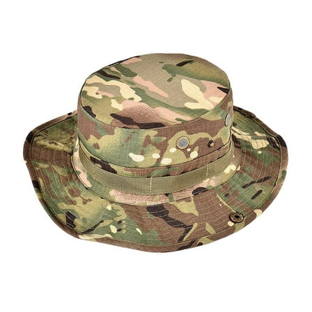 Nrmvnmi Military Boonie Hat Tactical Adjustable Boonie Hats Camouflage Hat Breathable Hat For Men Women Hunting Fishing Outdoor Safari Sun Bucket Hats With Drawstring