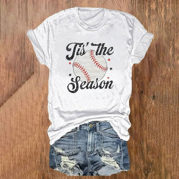 Nrmvnmi Mothers Baseball Tee Shirt for Women Short Sleeve Letter Printed Graphic Mom Gifts Tee Shirts Mothers Day Gifts