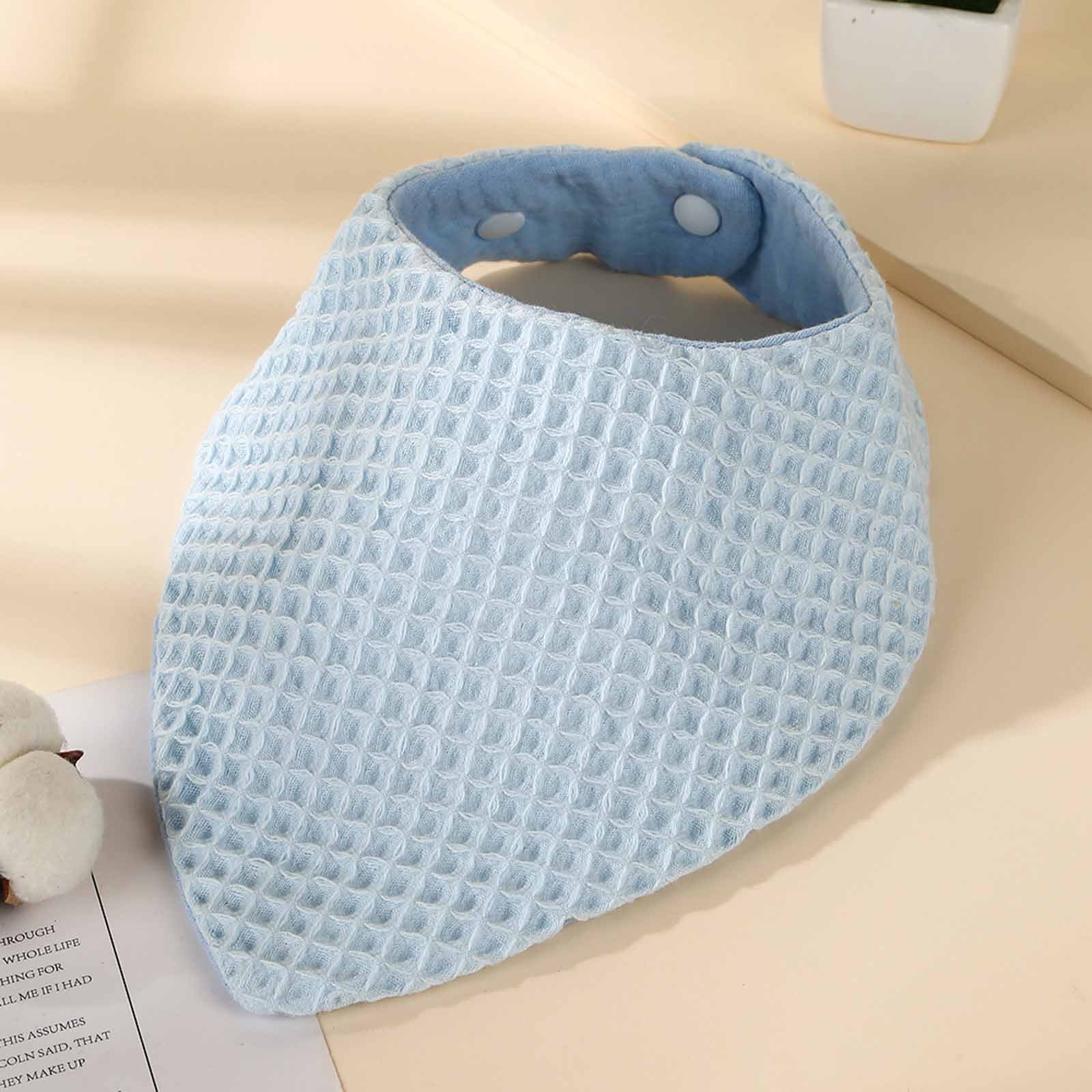 Nrmvnmi Muslin Baby Drool Bibs Soft Triangular Adjustable Baby Bandana