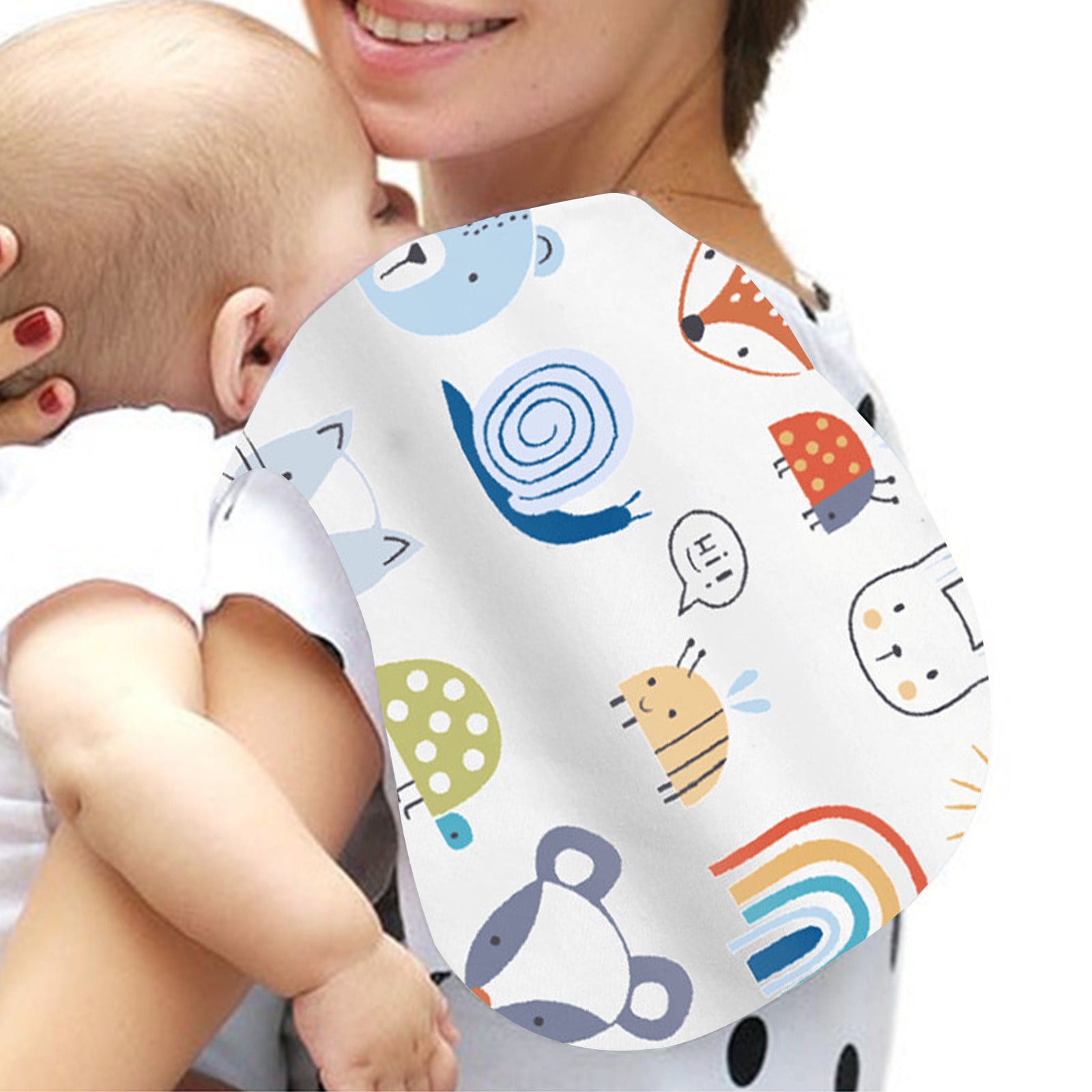 Nrmvnmi Organic Burp Cloths for Baby Boys and Girls Ultra Absorbent Burping Cloth, Burp Clothes