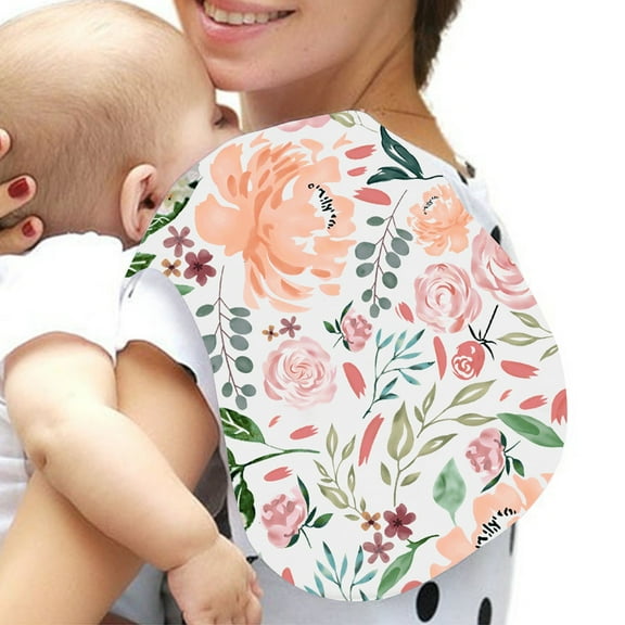 Nrmvnmi Organic Burp Cloths for Baby Boys and Girls Ultra Absorbent Burping Cloth, Burp Clothes, Newborn Towel, Milk Spit Up Rags,Burpy Cloth Bib for Unisex, Boy, Girl,Burping Rags Multicolor-B