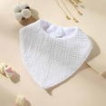 thumbnail image 1 of Nrmvnmi Organic Muslin Baby Bibs, Soft Waterproof Absorbent Triangular Bandana Drool Bibs, Unisex for Boys and Girls, 1 of 4