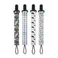 thumbnail image 1 of Nrmvnmi Pacifier Clip for Boys and Girls 4 Pack Graphic Print Pacifier Holder Fits All Pacifiers & Teething Toys Modern Unisex Baby Necessary, 1 of 4
