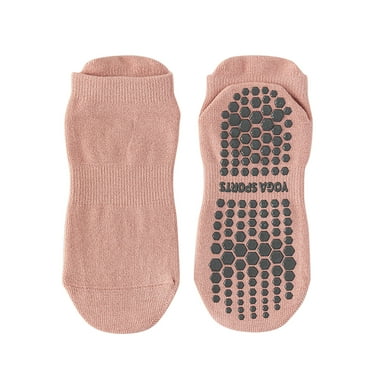 Nrmvnmi Pilates Socks For Women Non Slip Yoga Barre Dance Socks Moisture Wicking Low Cut Sticky Slipper Socks Thin Cotton Sock Comfortable Breathable Solid Color Socks