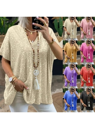 Plus size evening tops with sleeves sale