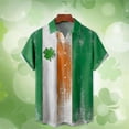 thumbnail image 1 of Nrmvnmi St. Patrick's Day Men's Short Sleeve Button Down Shirts Casual Untucked Dress Shirt Summer Beach Wedding Shirts For Mens Gifts, 1 of 3
