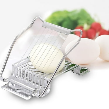 Nrmvnmi Stainless Steel Egg Slicer for Hard Boiled Eggs Banana Ham Multifunctional