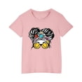 thumbnail image 1 of Nrmvnmi Summer Saving 2024 Girls And Boys Shirts Grahic Print Kids Round Neck Graphic Tees Novelty Clothes Short Sleeve Top Tee For 3-14 Years, 1 of 5