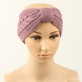 thumbnail image 1 of Nrmvnmi Summer Saving 2024 Knit Headbands Winter Ear Warmers, Twisted Elastic Turban Head Wraps with Bow Knot, Hair Band Accessories, Hair Scrunchies Scarves for Women Girls For Womens Gifts, 1 of 5