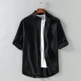 thumbnail image 1 of Nrmvnmi Summer Saving 2024 Men's Long Sleeve Button Down Shirts Casual Untucked Dress Shirt Summer Beach Wedding Shirts for Men Gifts, 1 of 6