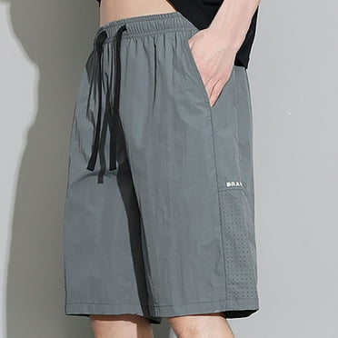 Nrmvnmi Summer Saving 2024 Men's Summer Beach Shorts Lightweight Elastic Waist Drawstring Casual Shorts with Pocket For Mens Gifts
