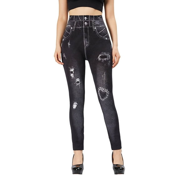 Nrmvnmi Summer Saving 2024 Women's Cuff Bottom Jeans High Waisted Denim Pants Lightweight Stretch Trendy Yoga Flare Jeans Leggings with Pockets For Womens Gifts