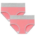 thumbnail image 1 of Nrmvnmi Summer Saving 2PCS Women's Large Seamless Cotton High Waist Briefs Hip Lifting Underpants For Moms Gifts, 1 of 2