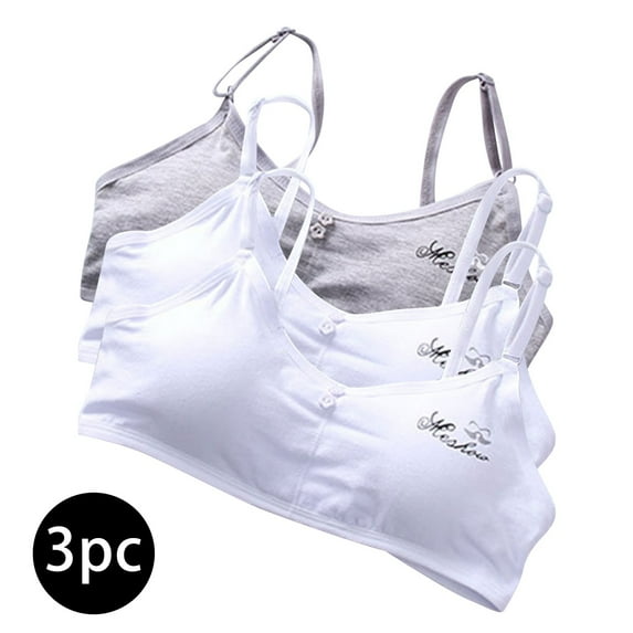 Nrmvnmi Summer Saving 3pc Kids Girls Underwear Bra Children Underclothes Undies Clothes For Moms Gifts