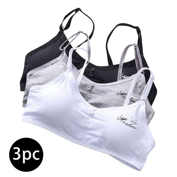 Nrmvnmi Summer Saving 3pc Kids Girls Underwear Bra Children Underclothes Undies Clothes For Moms Gifts