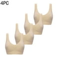 thumbnail image 1 of Nrmvnmi Summer Saving 4PC Women's Seamless Comfortable Sports Bra with Removable Pads For Moms Gifts, 1 of 5