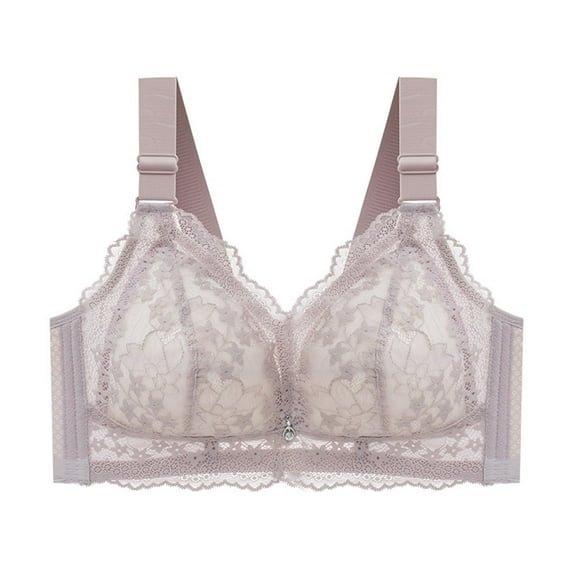 Nrmvnmi Summer Saving Sexy Bras for Women Lace Push Up Bras No Underwire Full Coverages Bras Adjustable Straps Soft Breathable Air Bras For Moms Gifts