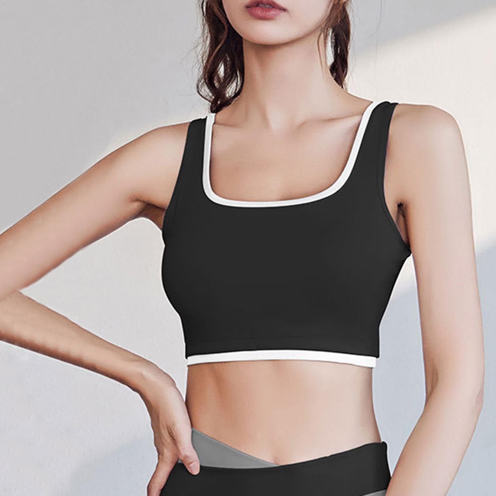 Nrmvnmi Summer Saving Sports Bras Tank top Low Back Sleep Bra Seamless ...