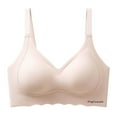 thumbnail image 1 of Nrmvnmi Summer Saving Women Wireless Push Up Bra High Support Bralette Strappy Daily Bra Love Print Seamless Corset Stretch Smoothing Bras For Moms Gifts, 1 of 2