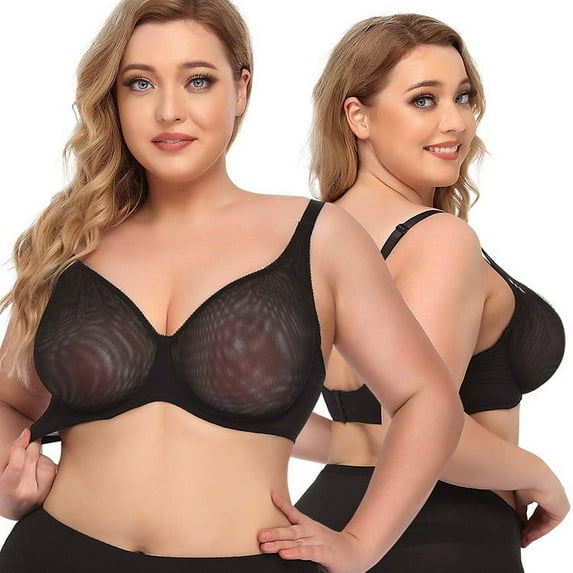 Nrmvnmi Summer Saving Women's Bra Daily Bra Oversized Bra And Seamless Gathered With Steel Rings Adjustable Bra For Moms Gifts