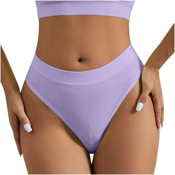 Nrmvnmi Summer Saving Women’s Comfort Revolution Seamless Hi-Cut Panty, Microfiber Stretch Underwear, Full Coverage Panties For Moms Gifts