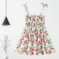thumbnail image 1 of Nrmvnmi Summer Toddler Baby Girls Sleeveless Sling Cotton Dress Graphic Print Children's Clothing Toddler Dress, 1 of 7