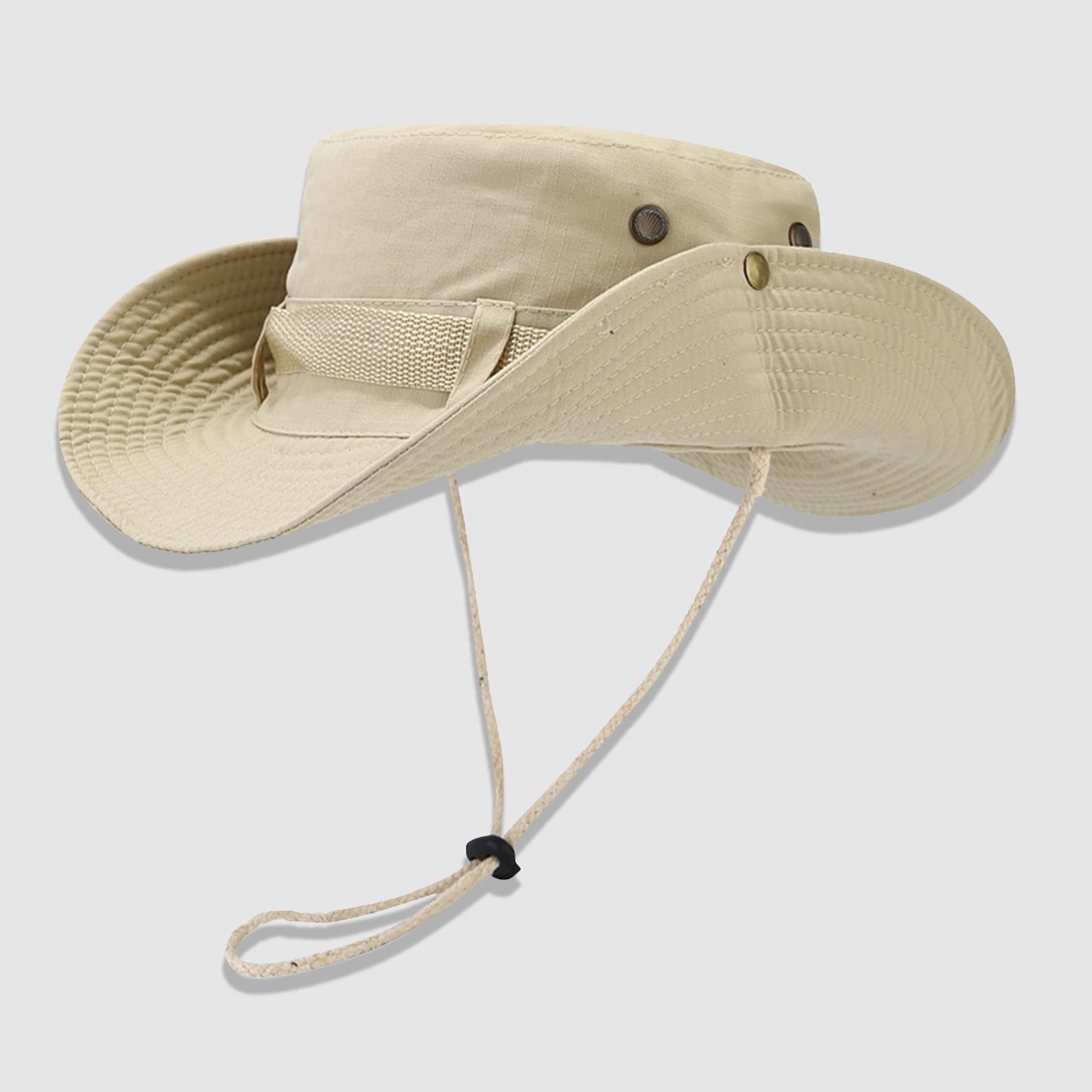 Kids UPF 50+ Sun Hat With Ponytail Hole - Adjustable, Packable, Wide Brim For Beach & Outdoor - View #12