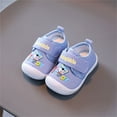thumbnail image 1 of Nrmvnmi Toddler Boy Girl Sneakers Adjustable Cute Animal Embroidery Step Shoes Shoes With Removable Squeaker Fall And Winter Soft Sole Non Slip Padded Cotton Shoes Infant Baby Boy Girl, 1 of 1