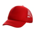 thumbnail image 1 of Nrmvnmi Toddler Children Teenagers Mesh Baseball Cap Baby Cap Sun Hat Color Mixing and Solid Color Hat Kids Boy Girl, 1 of 3