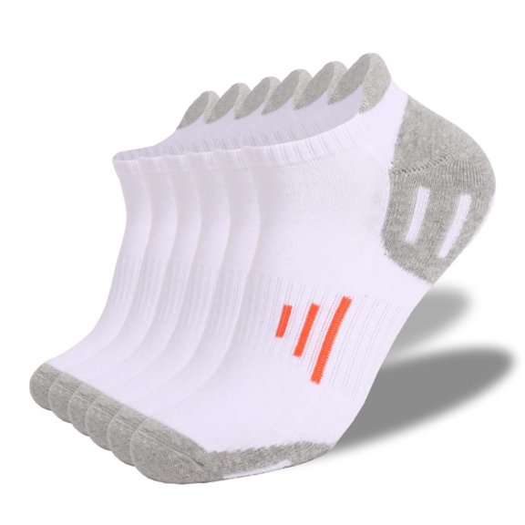 Nrmvnmi Unisex Ankle Socks Athletic Running Socks Low Cut Sports Socks Breathable Cushioned Tab Socks For Men Women 6 Pairs