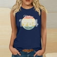 thumbnail image 1 of Nrmvnmi Vintage 40 Birthday Decorations Women 40th Big Day 1984 Tee T-Shirt Graphic Prints Sleeveless Tank Top Round Neck Blouse Top Mothers Day Gifts, 1 of 5