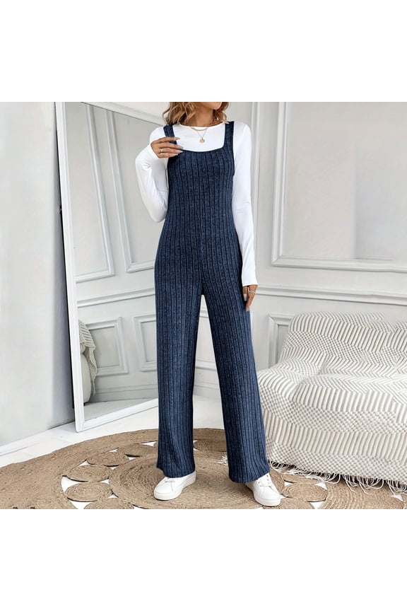 Wide Leg Jumpsuits for Women Tank Square Neck Bodycon Full Length Casual Unitard Playsuit Mothers Day Gifts