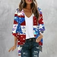 thumbnail image 1 of Nrmvnmi Women's 2024 Open Front Lightweight Cardigans Floral Print Puff Sleeve Kimono Cardigan Loose Boho Cover Ups Casual Tops 2024 Trendy Lightweight Resort Wear, 1 of 5