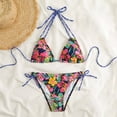 thumbnail image 1 of Nrmvnmi Women's Leopard Print Bikini Sets Boho Geometric Summer Swimsuit Bathing Suit Two Piece Mothers Day Gifts, 1 of 7