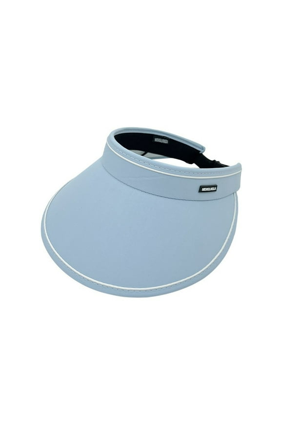 Women's One Size Ultrabraid Visor With Ribbon Binding, And Sweatband Sun Hat With Protection Rays Packable And Stylish Wide Summer Hats