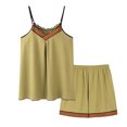 thumbnail image 1 of Nrmvnmi Women's Pajama Set- 2-Piece Micro Built-In-Paded Shorts and Cami Shorts Sleepwear Set, 1 of 6
