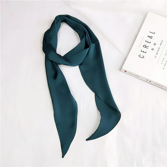 Nrmvnmi Women's Pure Mulberry Silk Small Square Scarf - Neckerchief Women - Silk Headscarf Purse scarf headband scarf purse fashion gift For Women